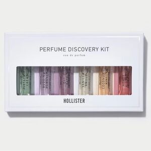 Hollister Perfume Sampler Set with Multicolor Bottles